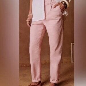 Sezane Manu Trousers Pink - Size 8 (FR 40)